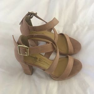 Never worn Chinese laundry platforms